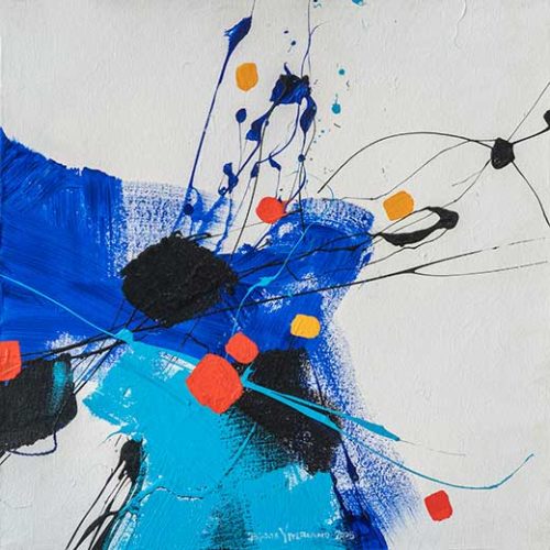 Abstract in Blue and White - Bjarte Ytterland