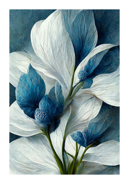 Blue Flower 4 - Winnie Møller