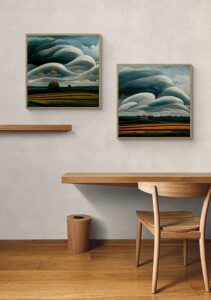 Curved Clouds 1 - Winnie Møller