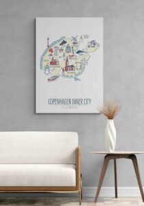 Copenhagen Inner City Map - Radostina Kazakova