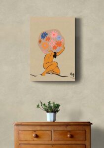 World On Her Shoulders - Arty Guava