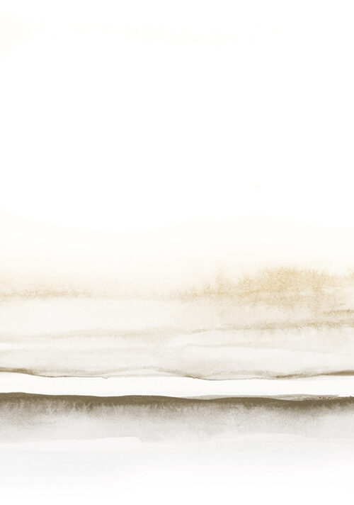 Watercolor Landscape No. 6 Soft Tones 1/2 - Nouveau Prints