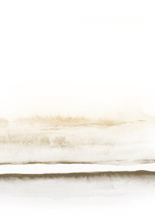 Watercolor Landscape No. 6 Soft Tones 2/2 - Nouveau Prints