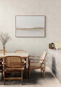 Watercolor Landscape No. 19 Beige - Nouveau Prints