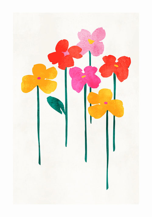 Little Happy Flowers - Kubistika