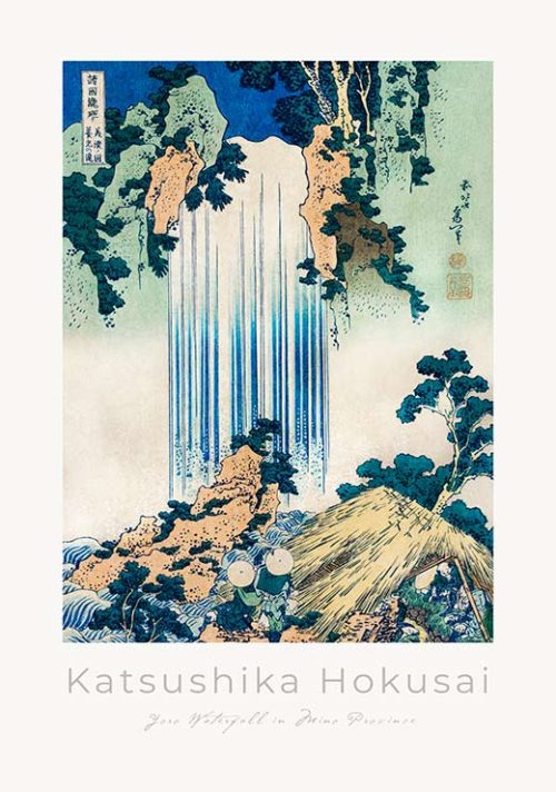Yoro Waterfall in Mino Province - Katsushika Hokusai