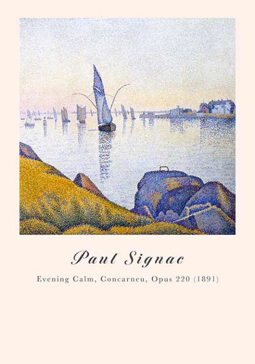 Evening Calm, Concarneau, Opus 220 - Paul Signac