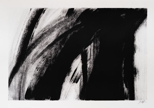 Black Abstract no. 2 - Art by Frida Lifbom