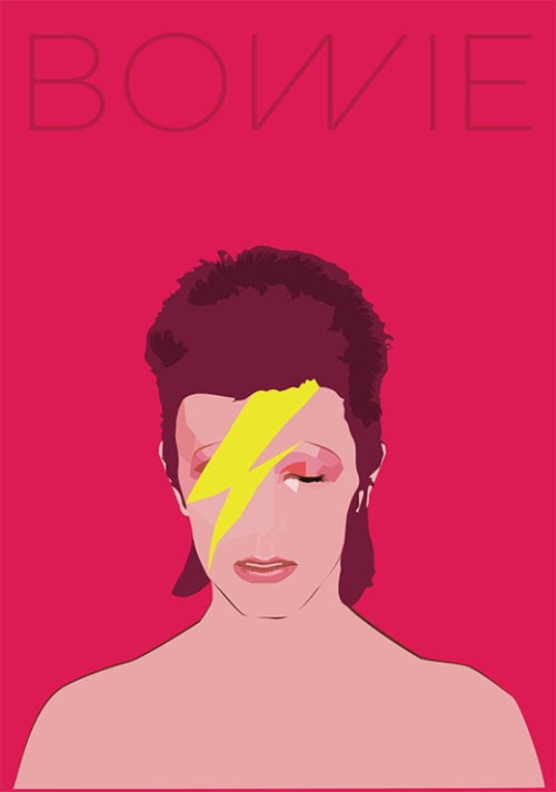 Bowie - Rød - Dorte Bjørnung