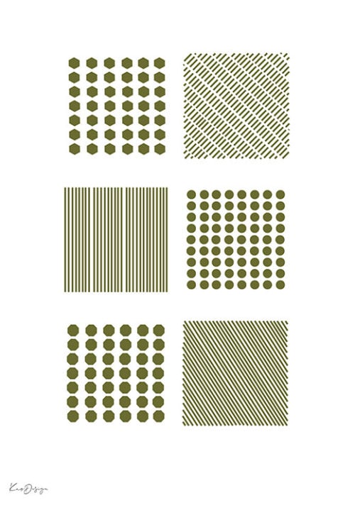 Green Squares - KaoDesign