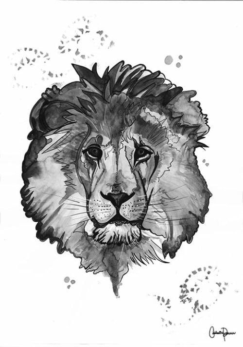 Lion Leonard Grey - Cathrine Doreen