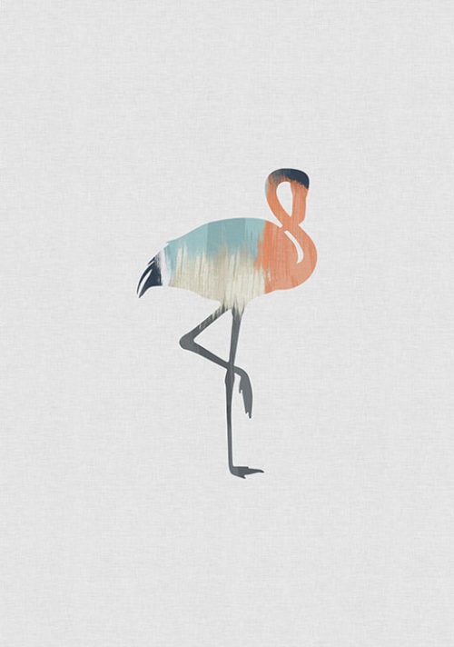 Pastel Flamingo - Orara Studio