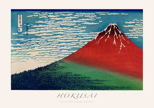Fine Wind, Clear Morning - Katsushika Hokusai
